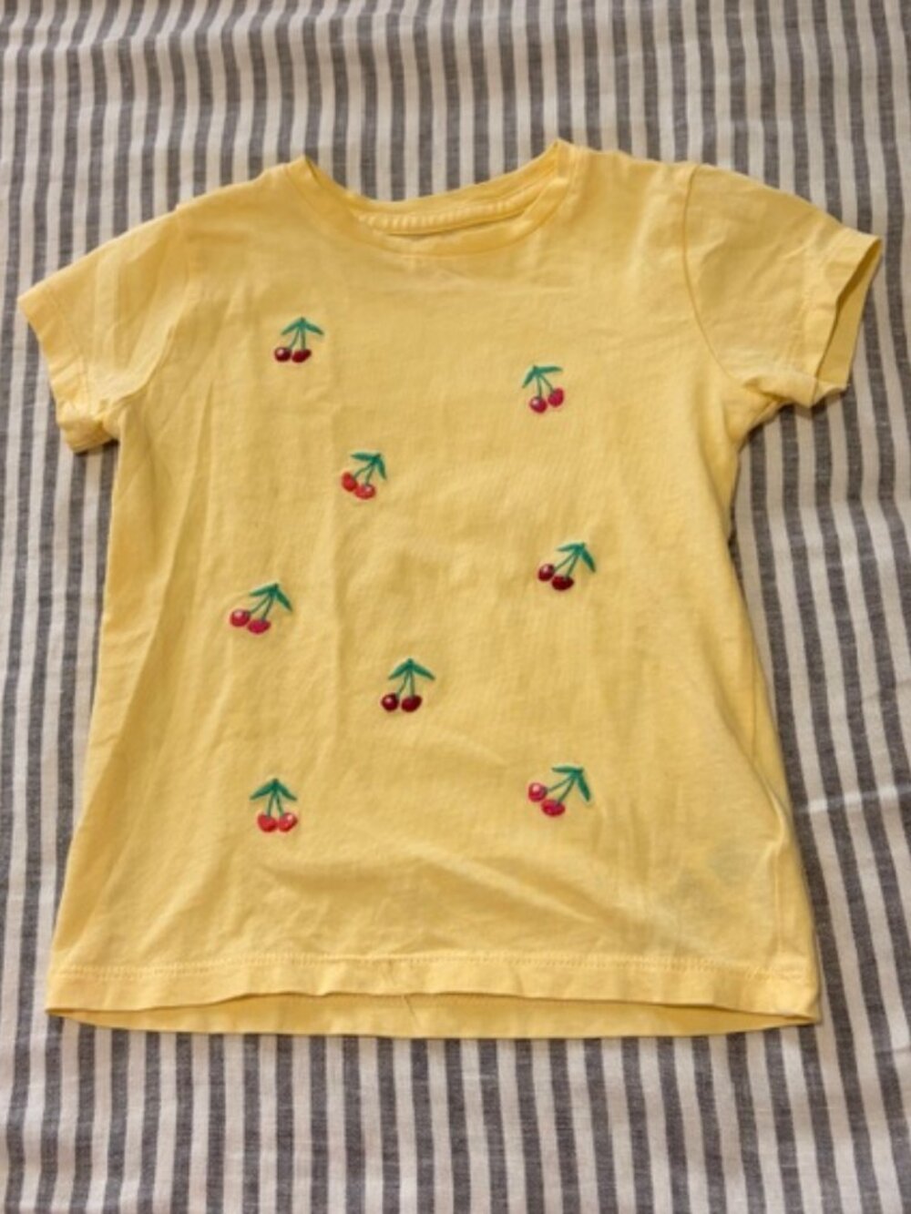 J. Crew Crewcuts Embroidered Cherry Graphic Tee